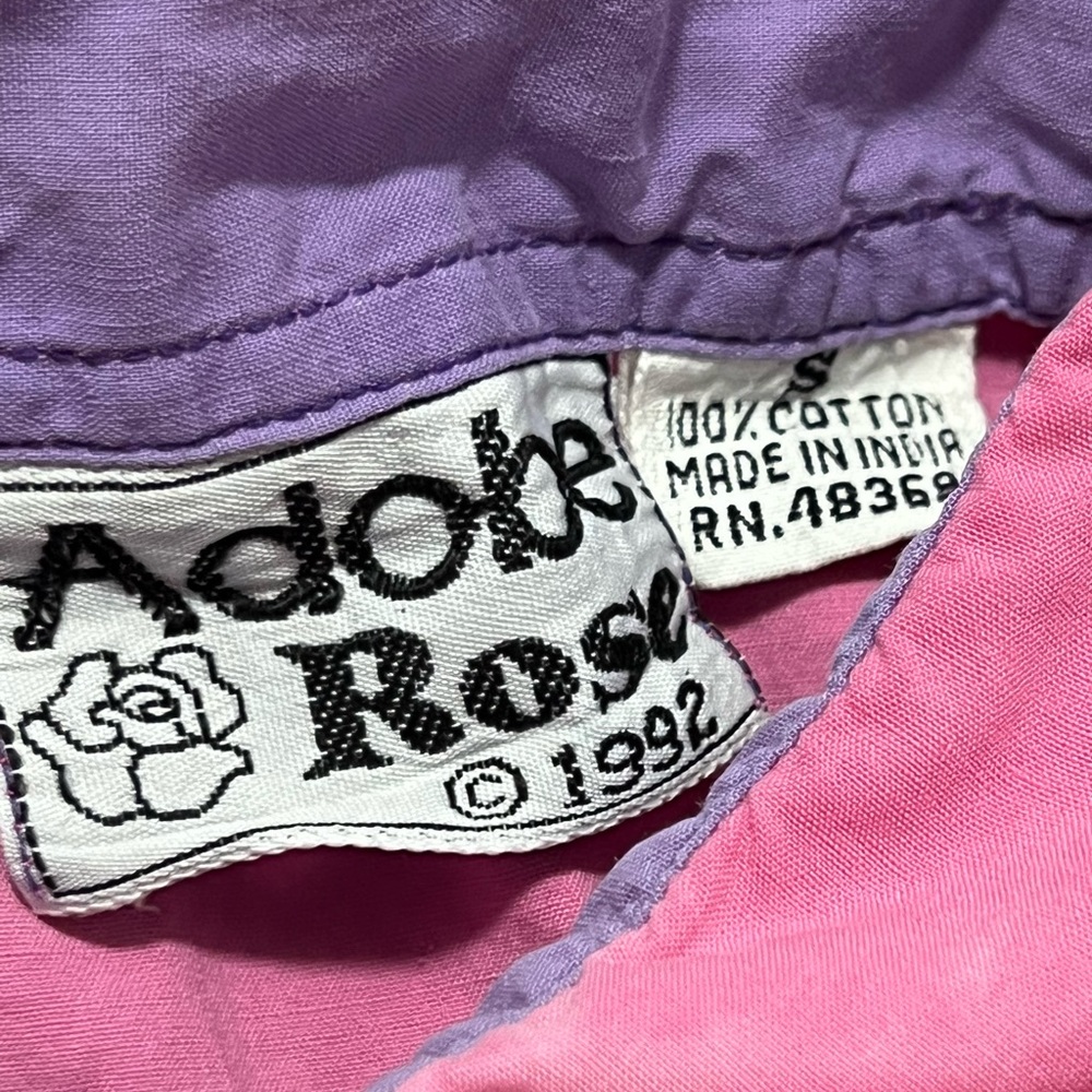 Vintage 90s Adobe Rose Native American Western Shirt - Picture 5 of 6